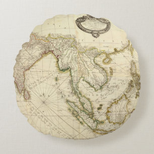 Südost. Indien Rundes Kissen