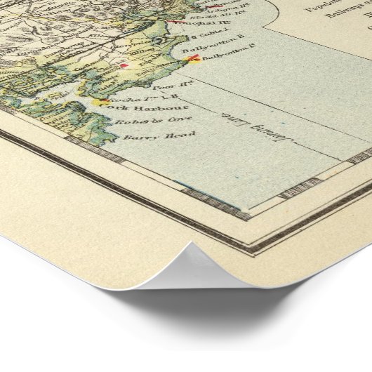 Südost-Irland Poster (Ecke)