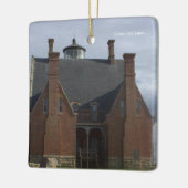 Südost-Leuchtturm-Licht-Ornament  Keramikornament (Links)