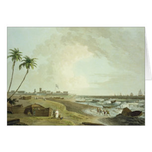 Südostansicht des Forts St George, Madras, Platte