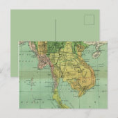 Südostasien - Antike Karte (Vorne/Hinten)