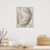 Südostasien-Karte Poster (Küche)