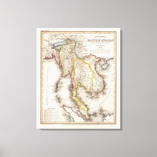 Südostasien Leinwanddruck (Vorderseite)