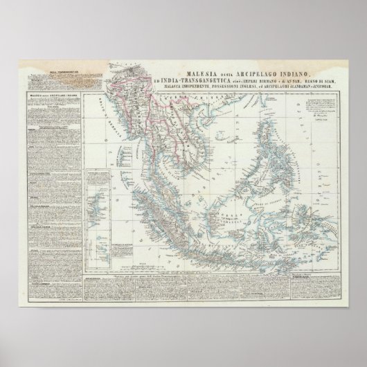 Südostasien Poster (Vorne)