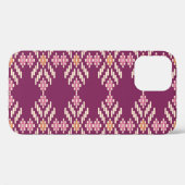 Südostasien: Retro Aborigine-Muster Case-Mate iPhone Hülle (Rückseite (Horizontal))