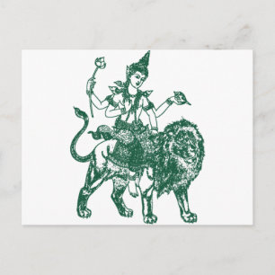 SÜDOSTASIEN SITZEN BUDDHA AUF LIEGEN POSTKARTE