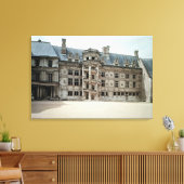 Südostfassade des Francois I Wing Leinwanddruck (Insitu (Wohnzimmer))