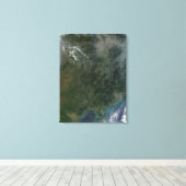 Südostliche China Leinwanddruck (Insitu (Holzboden))