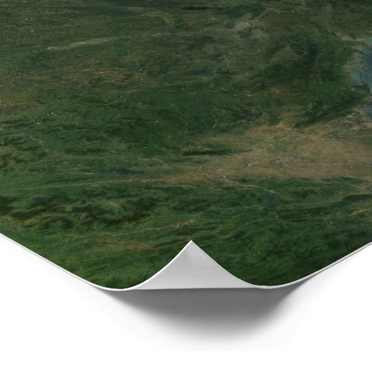 Südostliche China Poster (Ecke)