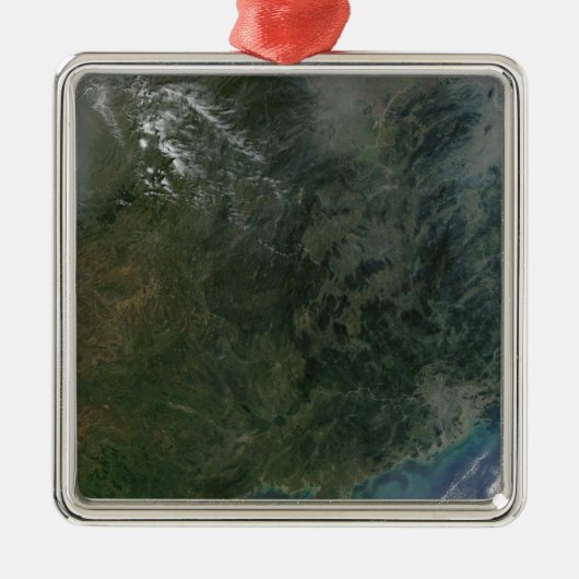 Südostliche China Silbernes Ornament (Vorne)