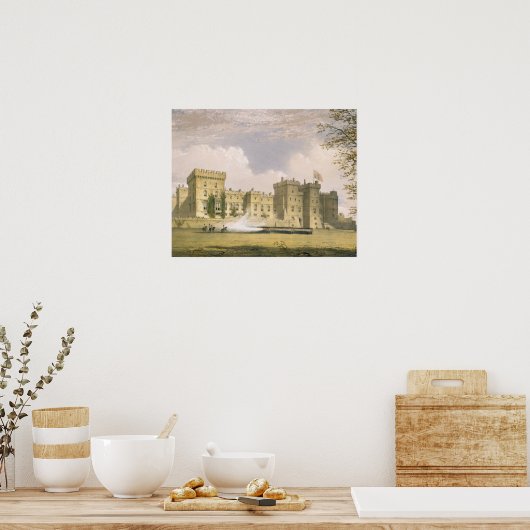 Südöstliche Sicht auf das Schloss Windsor, von 'Wi Poster (Küche)