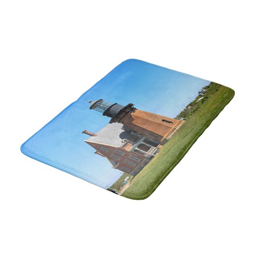 Südöstliches Leuchtturm, Block Island RI Bath Mat Badematte (Schrägansicht)