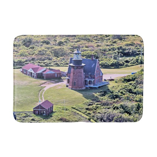 Südöstliches Leuchtturm, Block Island RI Bath Mat Badematte (Vorderseite)