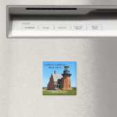 Südöstliches Leuchtturm, Block Island RI Magnet (In Situ (Geschirrspüler))