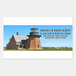 Südöstliches Leuchtturm, Block Island RI Stickers