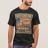 SÜDOZONPARK, NY Hier beginnt meine Geschichte T-Shirt (Vorderseite)