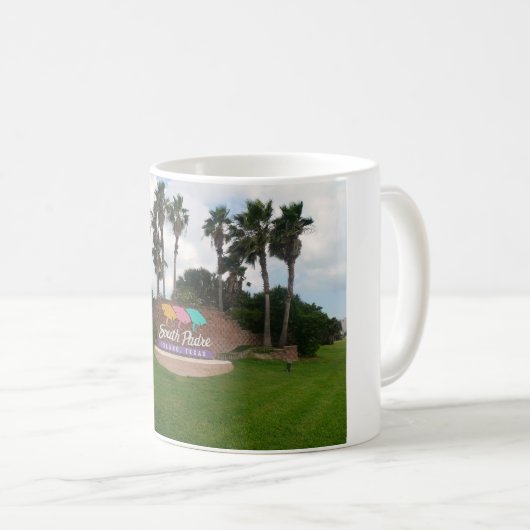 SüdPadre Insel Kaffeetasse (VorderseiteRechts)