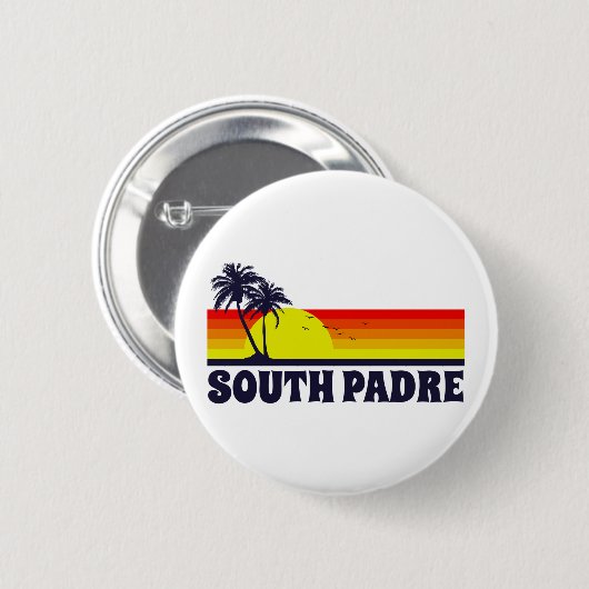 SüdPadre Insel Texas Button (Vorne & Hinten)