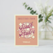 Südpadre Insel texas Retro Vintag Postkarte (Stehend Vorderseite)