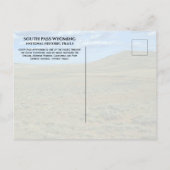 Südpass Wyoming, National Historic Trails Postkarte (Rückseite)