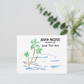 Südpazifik, das Musical Postkarte (Stehend Vorderseite)