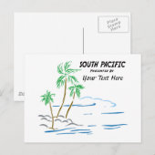 Südpazifik, das Musical Postkarte (Vorne/Hinten)
