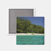 Südpazifik, Französisch-Polynesien, Moorea Magnet (Vorderseite/Rückseite)