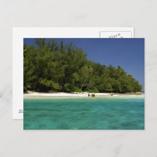 Südpazifik, Französisch-Polynesien, Moorea Postkarte (Vorne/Hinten)