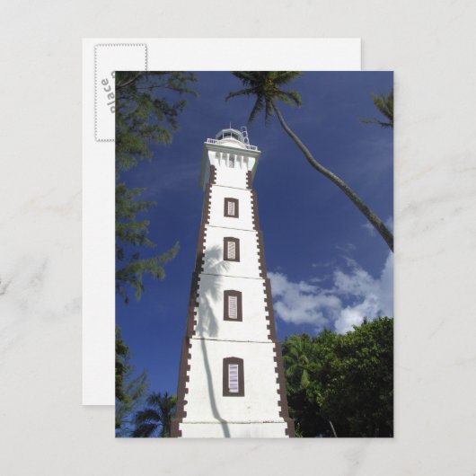 Südpazifik, Französisch-Polynesien, Tahiti. Venus Postkarte (Vorne/Hinten)