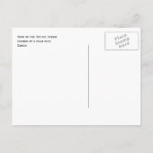 Südpazifik Gerahmt von Palm Tree, Samoa Postkarte (Rückseite)