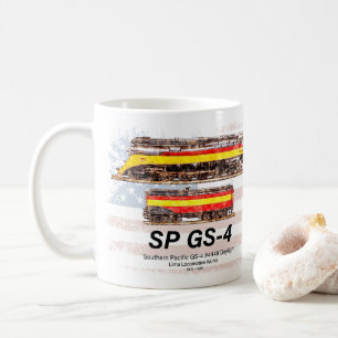 Südpazifik GS-4 Daylight Locomotive Profil Kaffeetasse