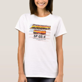 Südpazifik GS-4 Daylight Locomotive Profil T-Shirt