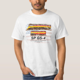 Südpazifik GS-4 Daylight Locomotive Profil T-Shirt