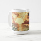 Südpazifik-Soul Kaffeetasse (Vorderseite Links)