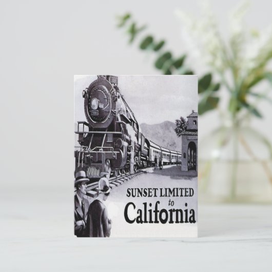 Südpazifikbahn - 1920er postkarte (Stehend Vorderseite)