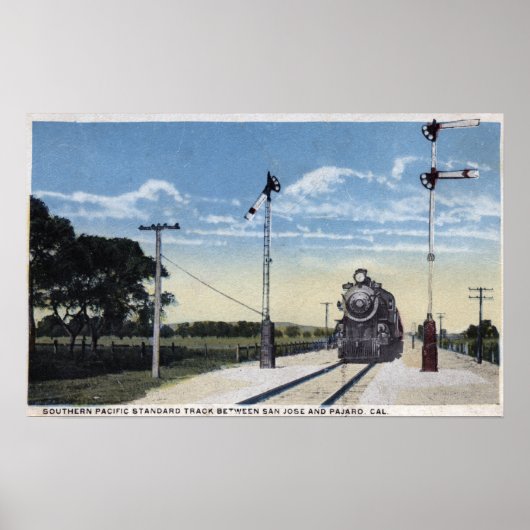 Südpazifikbahn nach Pajaro Poster (Vorne)