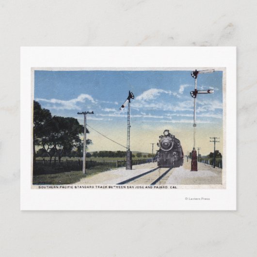 Südpazifikbahn nach Pajaro Postkarte (Vorderseite)