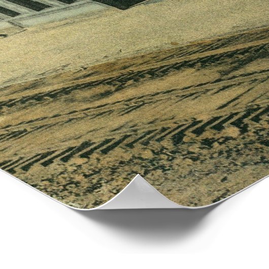 Südpazifikbahnhof in Medford, OR Poster (Ecke)