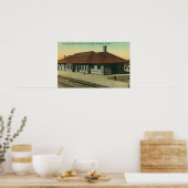 Südpazifikbahnhof in Medford, OR Poster (Küche)