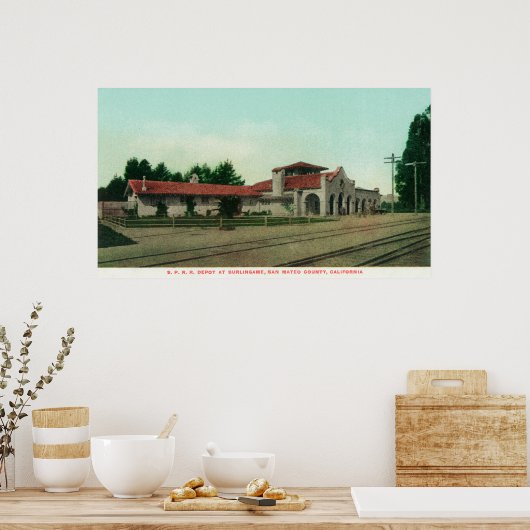 Südpazifikbahnhof Poster (Küche)