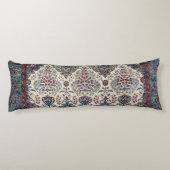 Südpersische Rose Blauer Tan Pinks  Seitenschläferkissen (Rückseite)