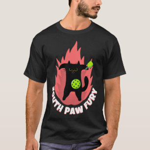 Südpfoten-Wut-Wütende-Katze-Pickleball T-Shirt