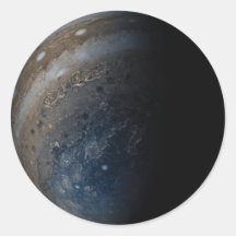 Südpol des Jupiter-Bildes von Juno