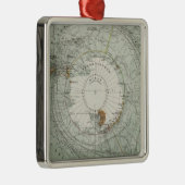 Südpolargebiet-Karte Ornament Aus Metall (Rechts)