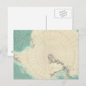 Südpolargebiete Postkarte (Vorne/Hinten)