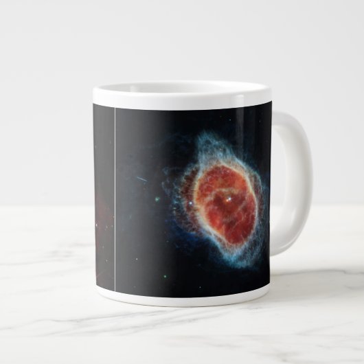 Südringnebel Jumbo-Tasse (Vorderseite Rechts)