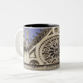 SüdRosen-Fenster in Notre- Damekathedrale herein Zweifarbige Tasse (Vorderseite Links)