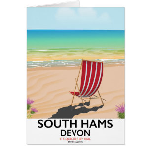 Südschinken-Devon-Strandplakat