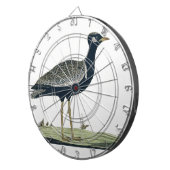 Südschwarzer Korhaan Card Jigsaw Birds Dartscheibe (Vorderseite rechts)