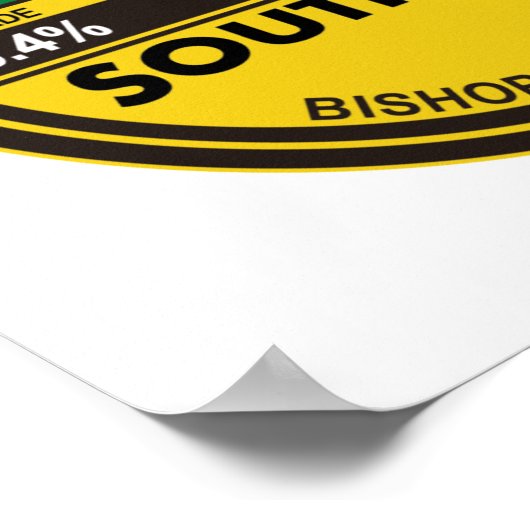 SÜDSEE- BISHOP, CA - "CIRCLE" POSTER (Ecke)